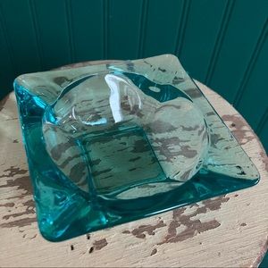 Retro Glass Ashtray